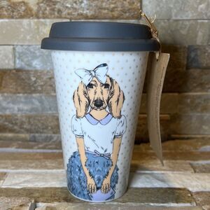 Queen West Trading Company Fashionista Ceramic Travel Mug